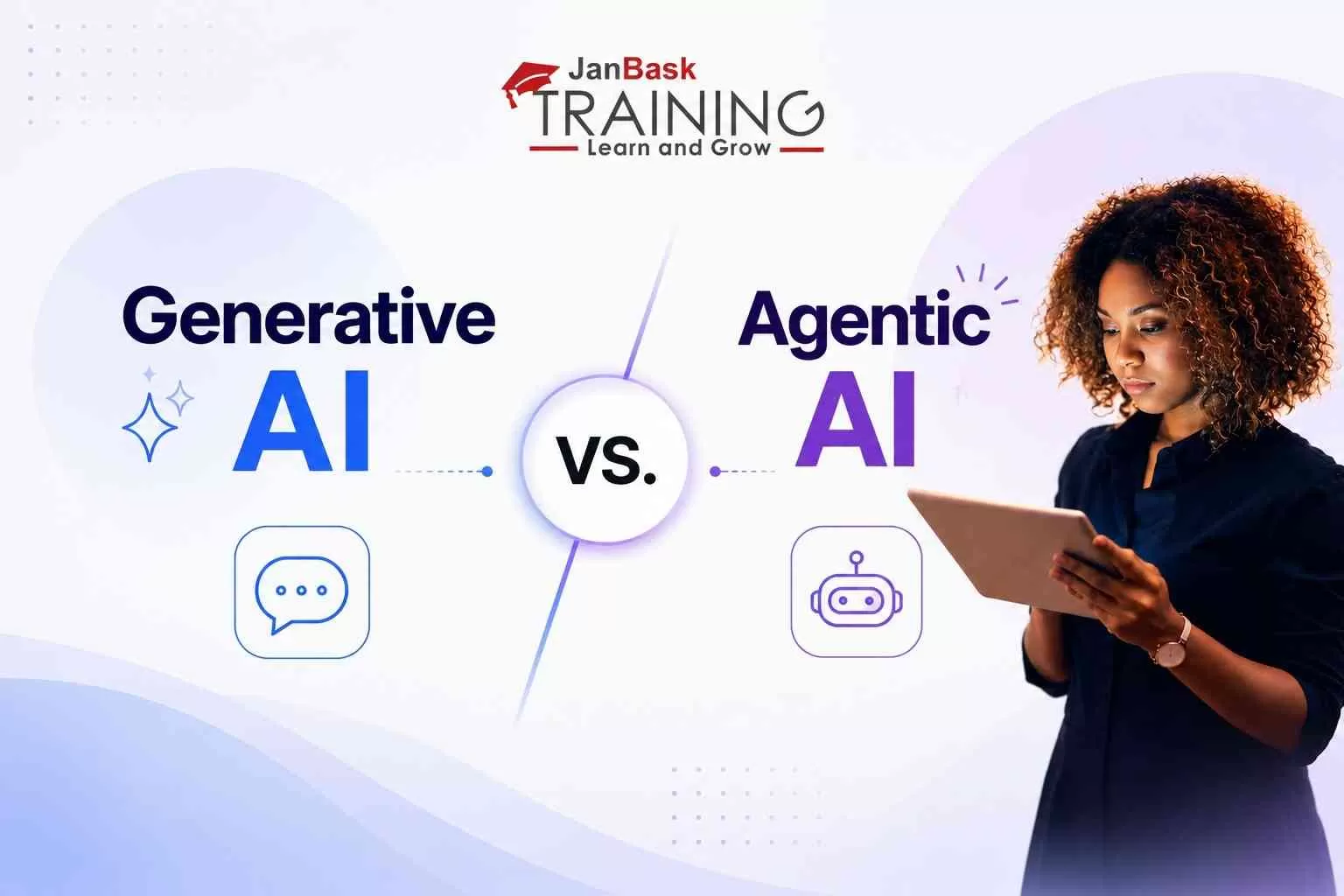Generative AI vs Agentic AI: Key Differences, Career Impact, and What to Learn in 2026 icon
