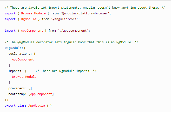 Differentiate the JavaScript modules and NgModules? - Learn & Grow with ...