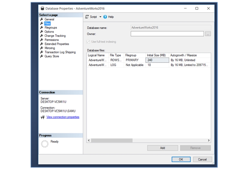 Database files-The Heart of SQL Server database
